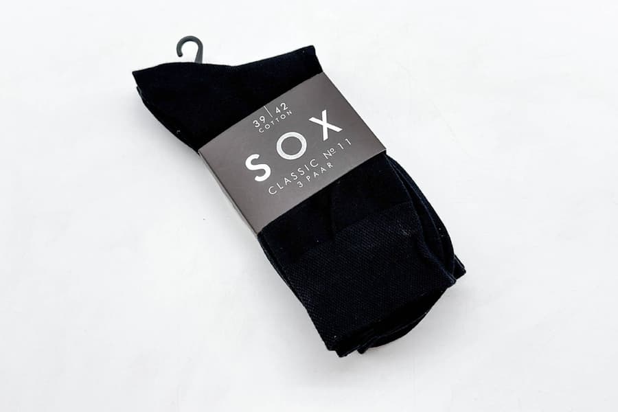 3 Packungen Socken SOX, Gr. 39/42